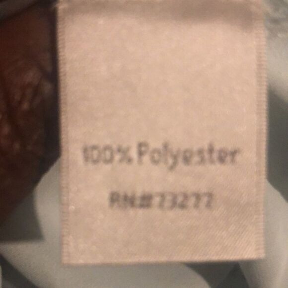 Lauren Conrad blue sleeveless top w/ pearl collar - Picture 15 of 15